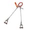 Hsi Two Leg Wire Rope Bridle Slng, 7/16 in dia, 20ft L, Bolt Anchor Shackle, 3.4 ton Capacity 200BAS7/16X-20 - alternate 1